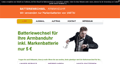 Desktop Screenshot of batteriewechsel.com